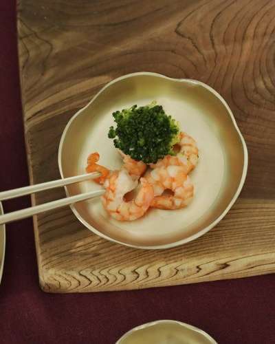 Myeongseong Yugi Bangja Flower Dish No. 1 10cm Flower Plate