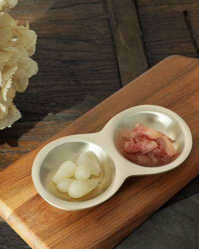 Myungsung Yugi Two-Section Sauce Dish