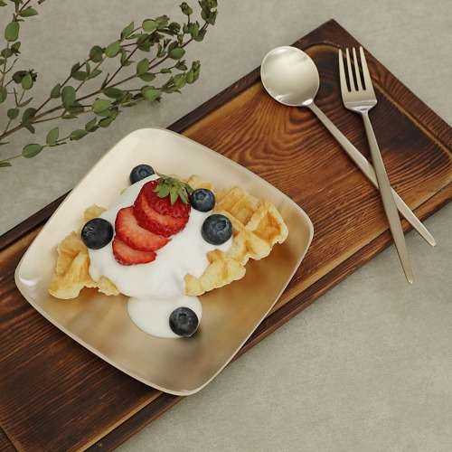 Myeongseong Yugi Bangjja Gogung Square Plate No. 1 (15.3cm) Plating Plate