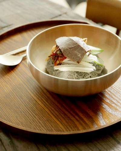 Myeongseong Bangja Jade Naengmyeon Bowl Ornamental Brass Bowl