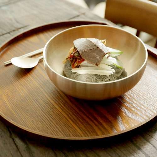 Myeongseong Bangja Jade Naengmyeon Bowl Ornamental Brass Bowl