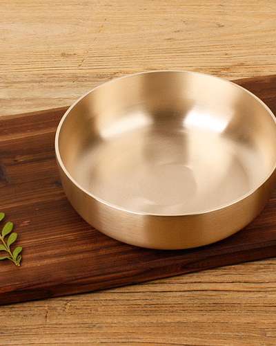 [Myeongseong Yugi] Steamed Side Dish Brass Vessel No. 2