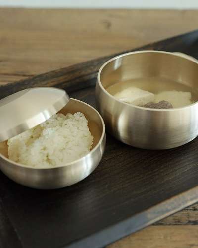Myeongseong Yugi Bangjja Children's Rice Bowl and Soup Bowl Yugi Dinnerware Set