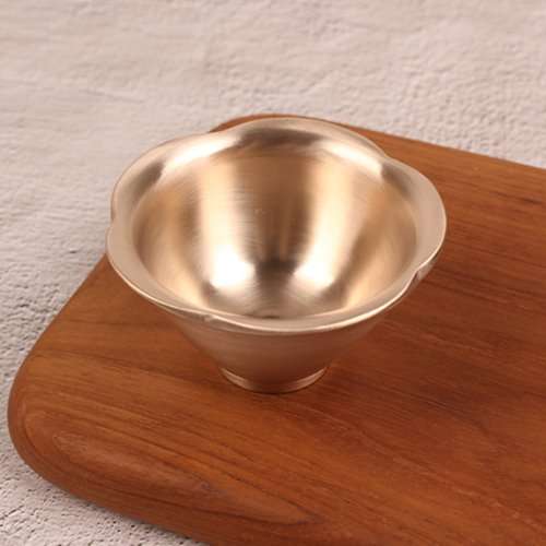 [Myeongseong Yugi] Flower Brass Cups [Yugi Cups/Brass Cup Gift Set/Brass Cup Gifts/Bangjja Yugi]