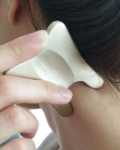 [Myungsung Yugi] Eye Pressure Yugi Gua Sha Massager – Face Gua Sha, Scalp Gua Sha, Meridian Massage Tool