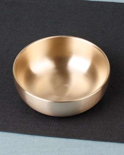 Myungsung Yugi Brass Rice Bowl Gua Sha Massager