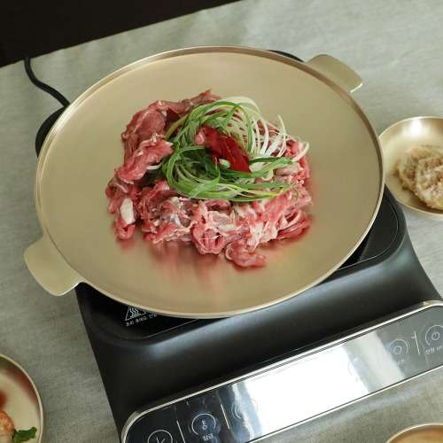 Myeongseong Yugi Bangjja Griddle Pan Camping Meat Grill Plate
