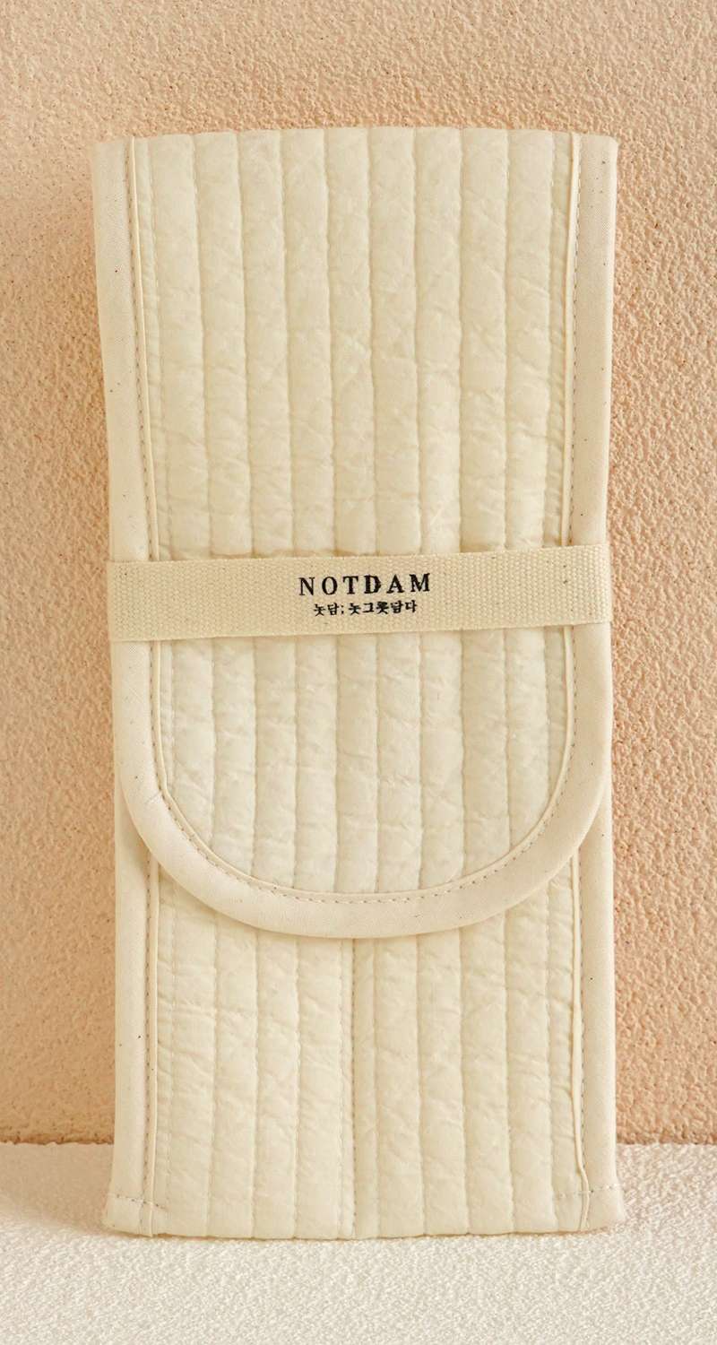 Quilted Utensil Pouch for Two