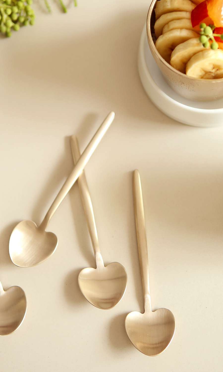 Bangjja Yugi Heart Tea Spoon 4-Piece Set