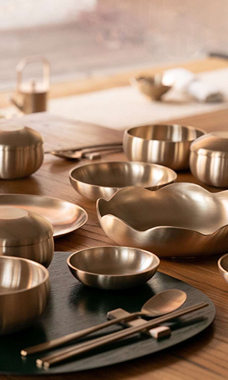 Bangja Yugi Gogung 4-Person Bansang Dinnerware Set