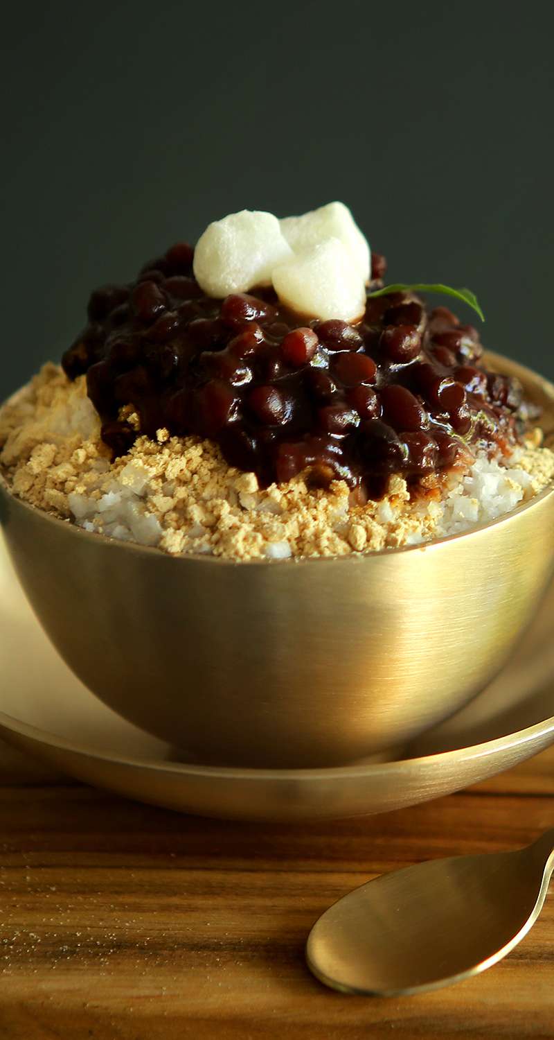 Notdam Traditional Notgeum Bingsu Bowl (Single-Serving)