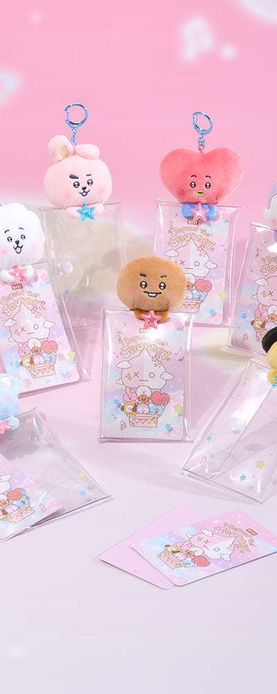 BT21 ビヨンド・ザ・ジャーニー クリアぬいぐるみポーチキーリング