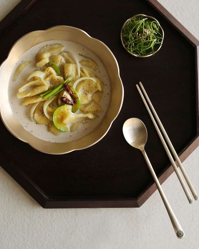 Bangjja Yugi Yeonriji Spoon and Chopstick Set for One