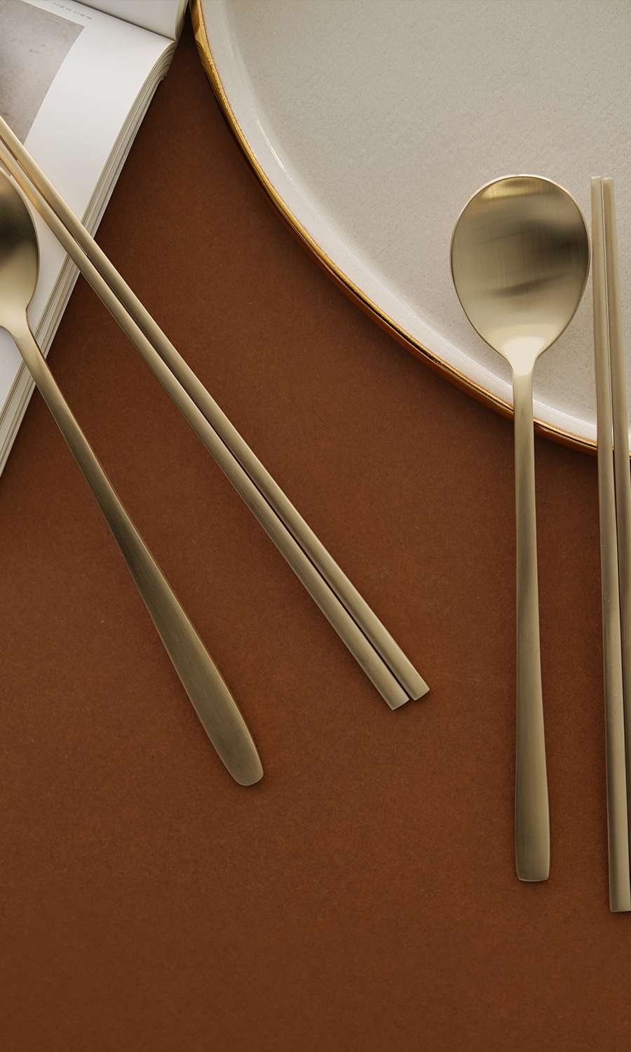 Bangjja Yugi Brass Utensil Set for 2