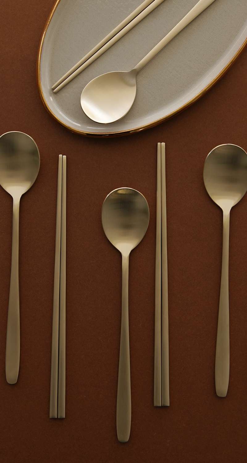 Nottdam Bangjja Yugi Spoon and Chopstick Set for 4