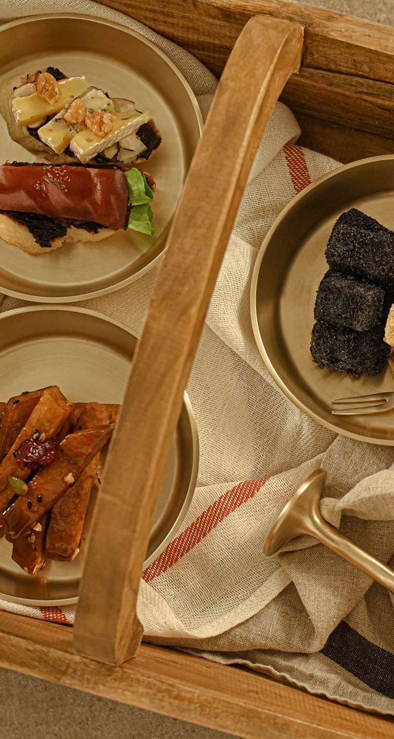 Bangja Yugi Traditional Brass Tableware - Modern Design
