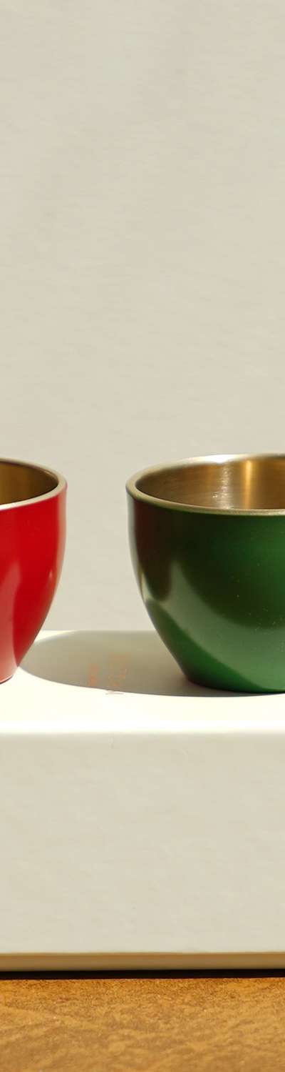 Bangjja Yugi Edition Soju Cup Set 2P (Red/Khaki)