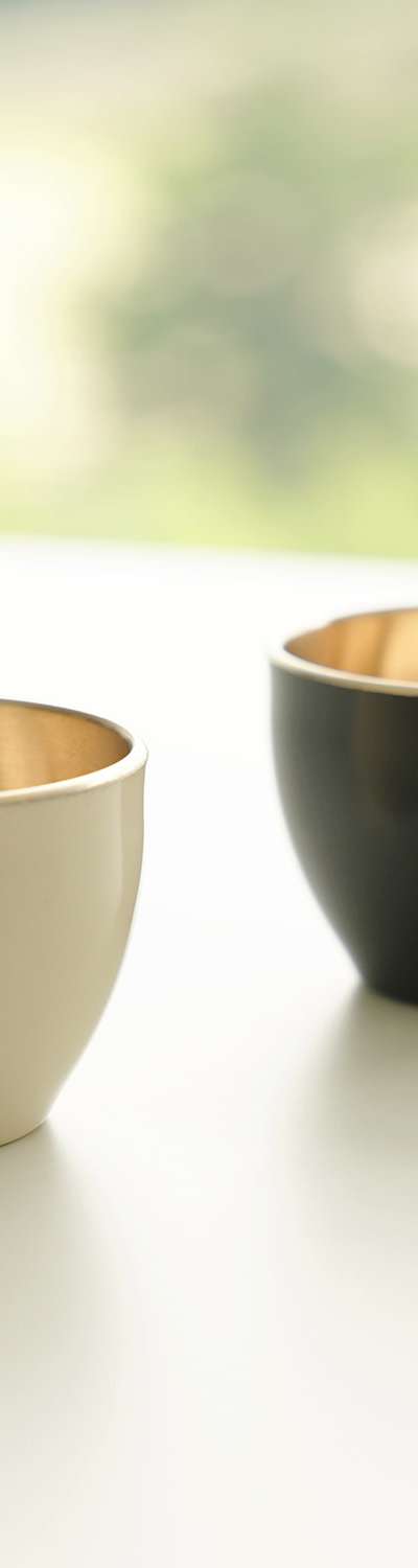Bangjja Yugi Edition Soju Cup 2-Piece Set (Ivory/Black)