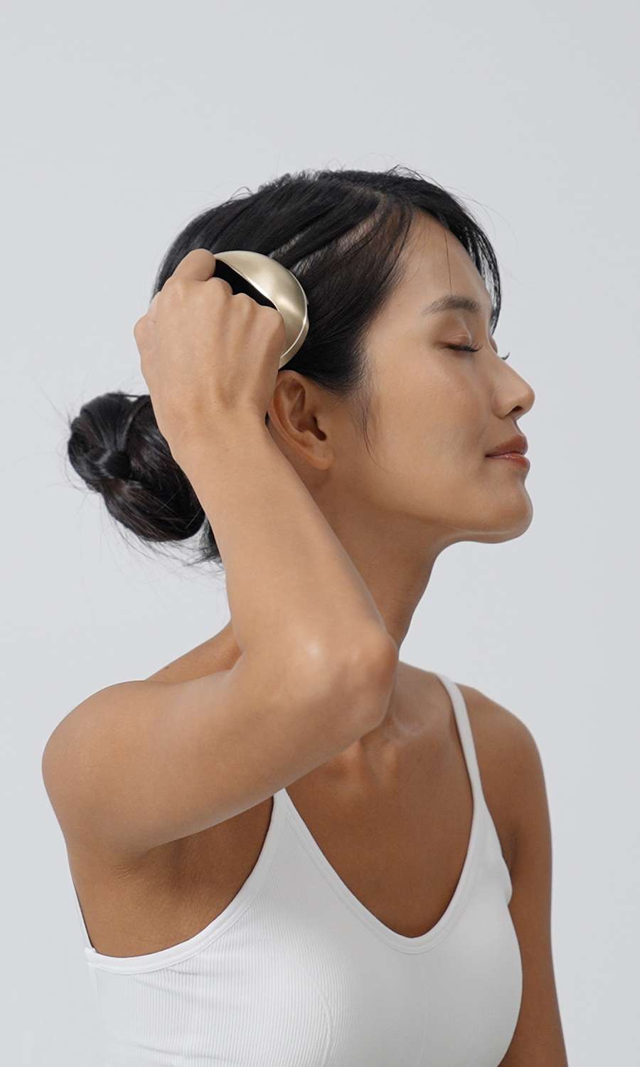 [Quilted Pouch Included] Bangja Yugi New One-Hand Gua Sha Massager