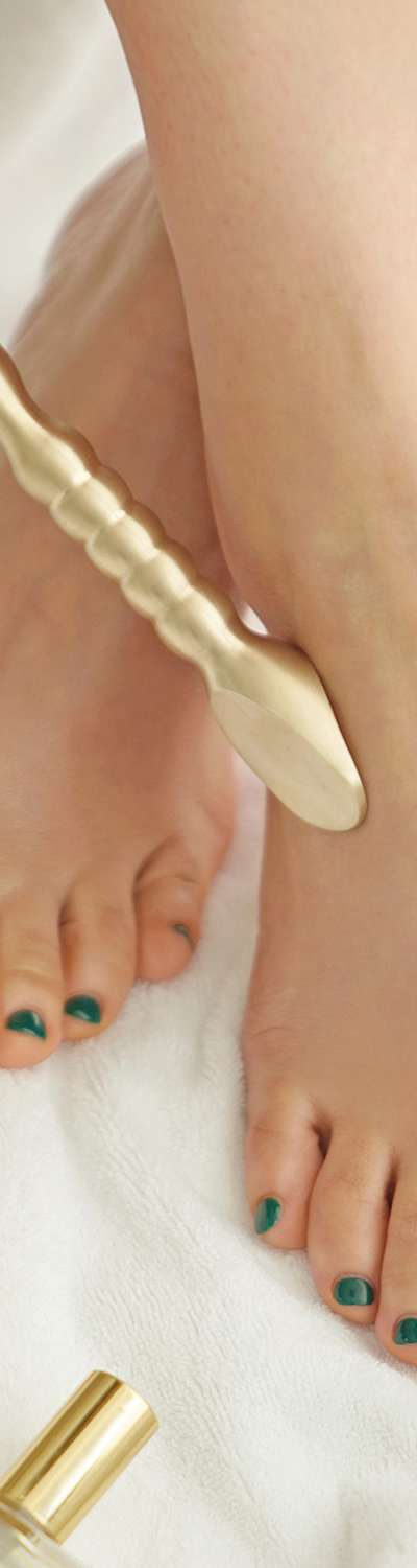 Bangja Yogi Foot Stick Gua Sha Massage Tool (Pouch Included)