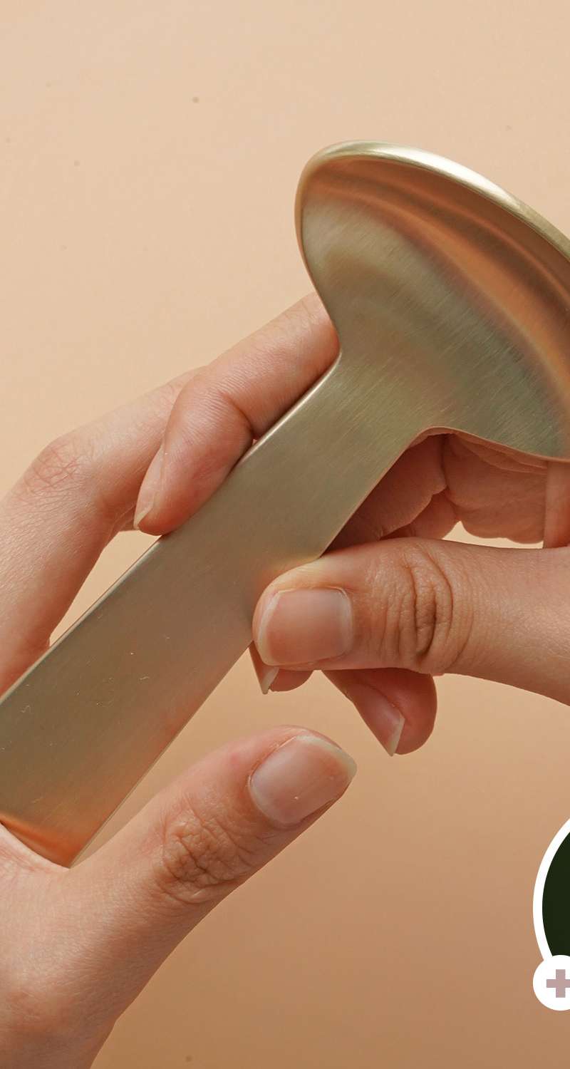 Bangjja Yugi Mini Spoon Gua Sha Massage Tool + Pouch Gift