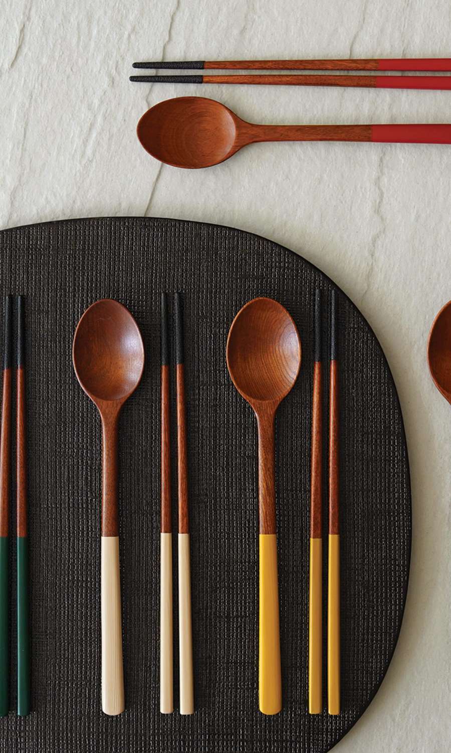 Notdam Domestic-Made Color Lacquered Flatware Set for One (Choose from 5 Colors)