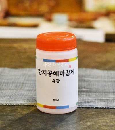 韓紙工芸用仕上げ剤(光沢)100ml