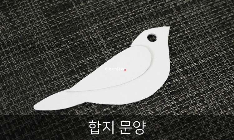 Blue Bird Hanji Pattern Sticker