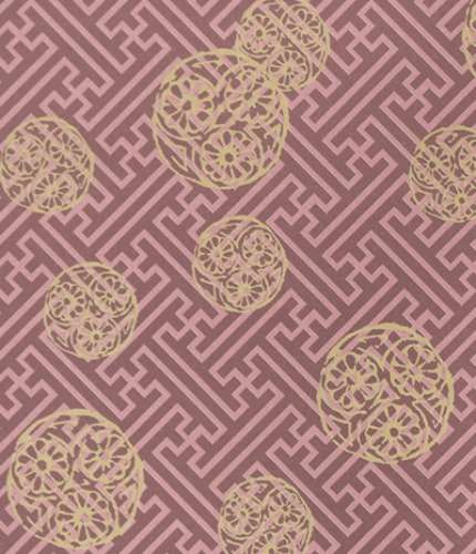 Wrapping Paper (3 Sheets, Wine Color)