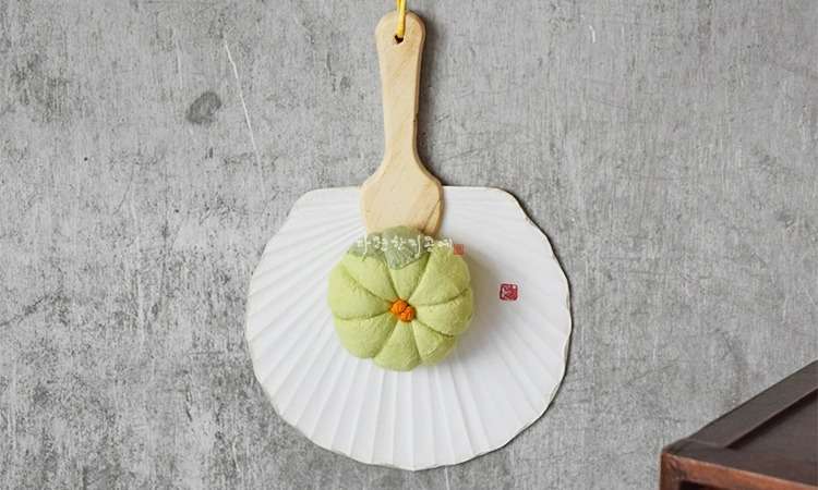 Jumchi Pumpkin Korean Paper Fan Frame