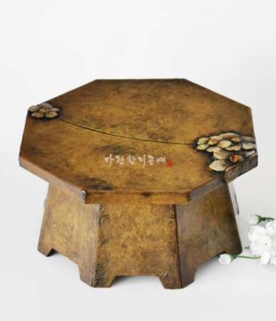 Anemone Octagonal Mini Wooden Tray