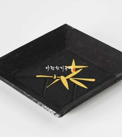 十里竹林 竹紋茶托