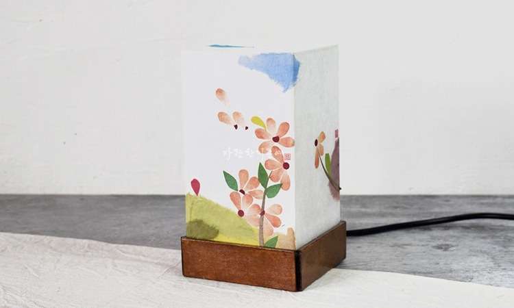 Chrysanthemum Hanji Lamp (Mini)