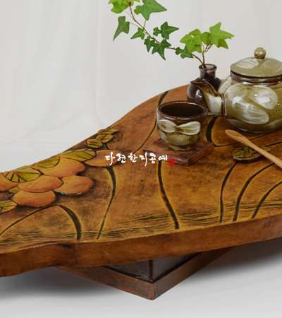 柿の木 座卓 小