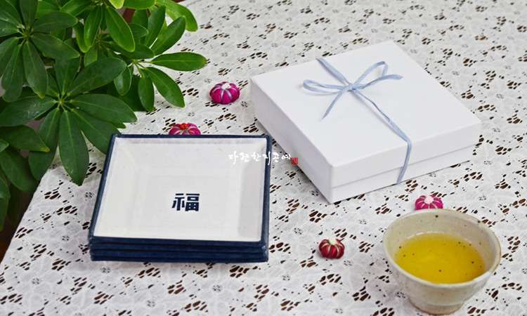 Hanji Fortune Blessing Plate Gift Set