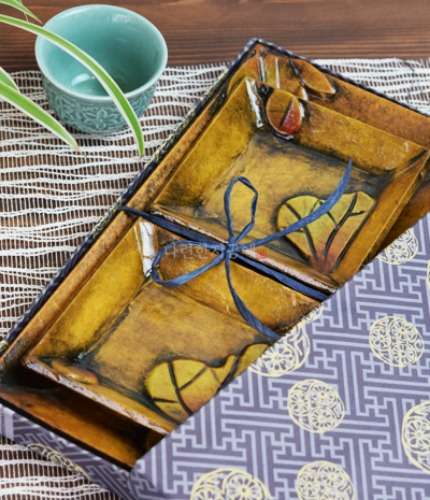 Lotus Flower Plate Gift Set