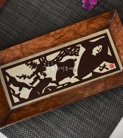 蔚山岩刻画 タシク皿