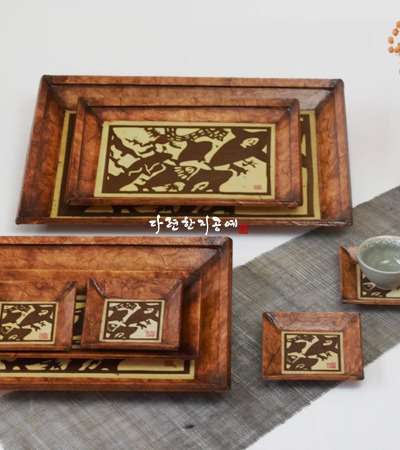 蔚山岩刻画トレイギフトセット