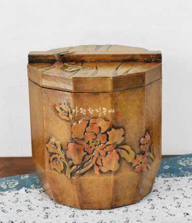 牡丹花雑穀甕 8kg