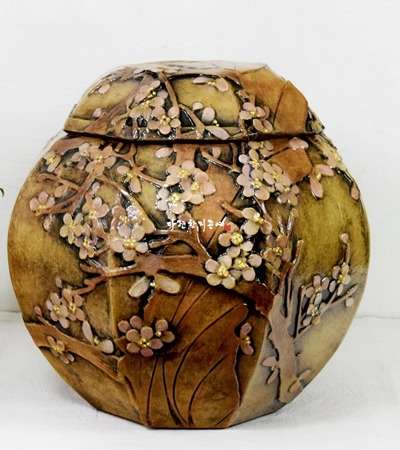梅花文 米びつ 40kg