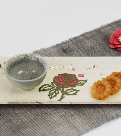 バラの花 다식皿