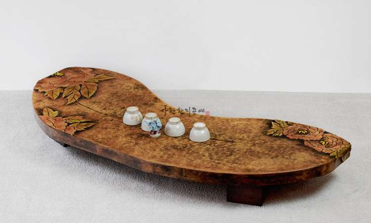 Peony Pattern Tea Room Low Table