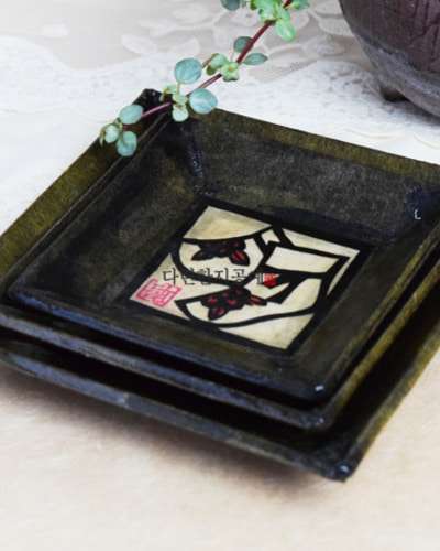 Socks-Shaped Traditional Korean Paper Coaster