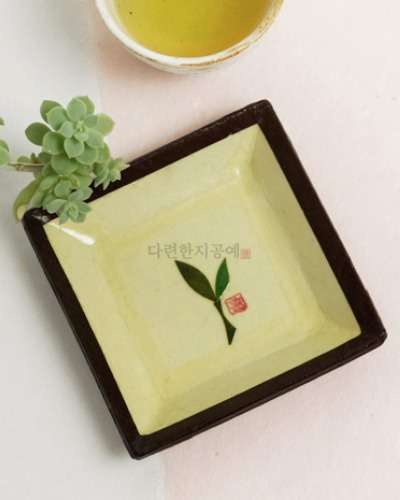 Green Tea Teacup Coaster