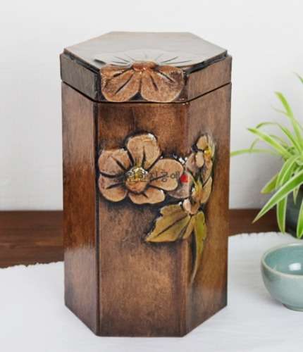 Wind Flower Tea Canister Large