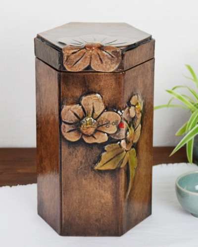 Wind Flower Tea Canister Large