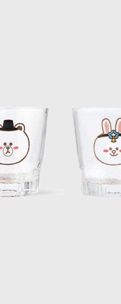 ラインフレンズ ツーリスト 焼酎グラス セット (2P)