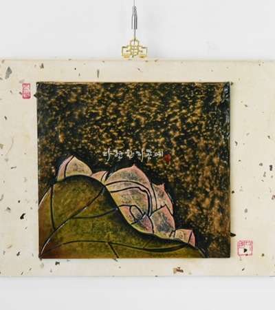 Lotus (蓮) 3 Hanji Art Frame