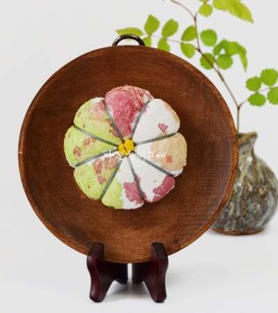 Pumpkin-Shaped Mini Frame in Jumchi Hanji (Circular)