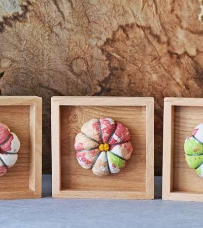 Jumchi Hanji Pumpkin Mini Frame